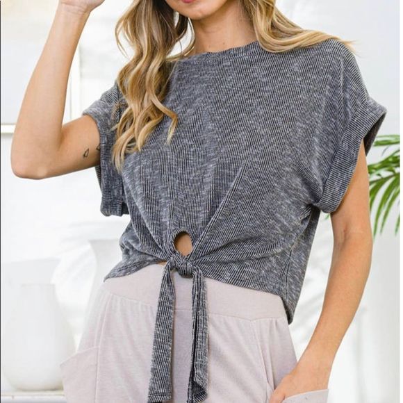 Ces Femme Tops - Grayish black top